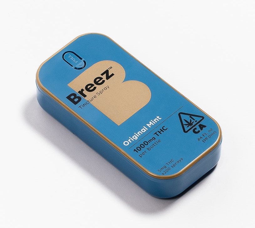 Featured image for “Breez Original Mint Tincture Spray 1000mg”