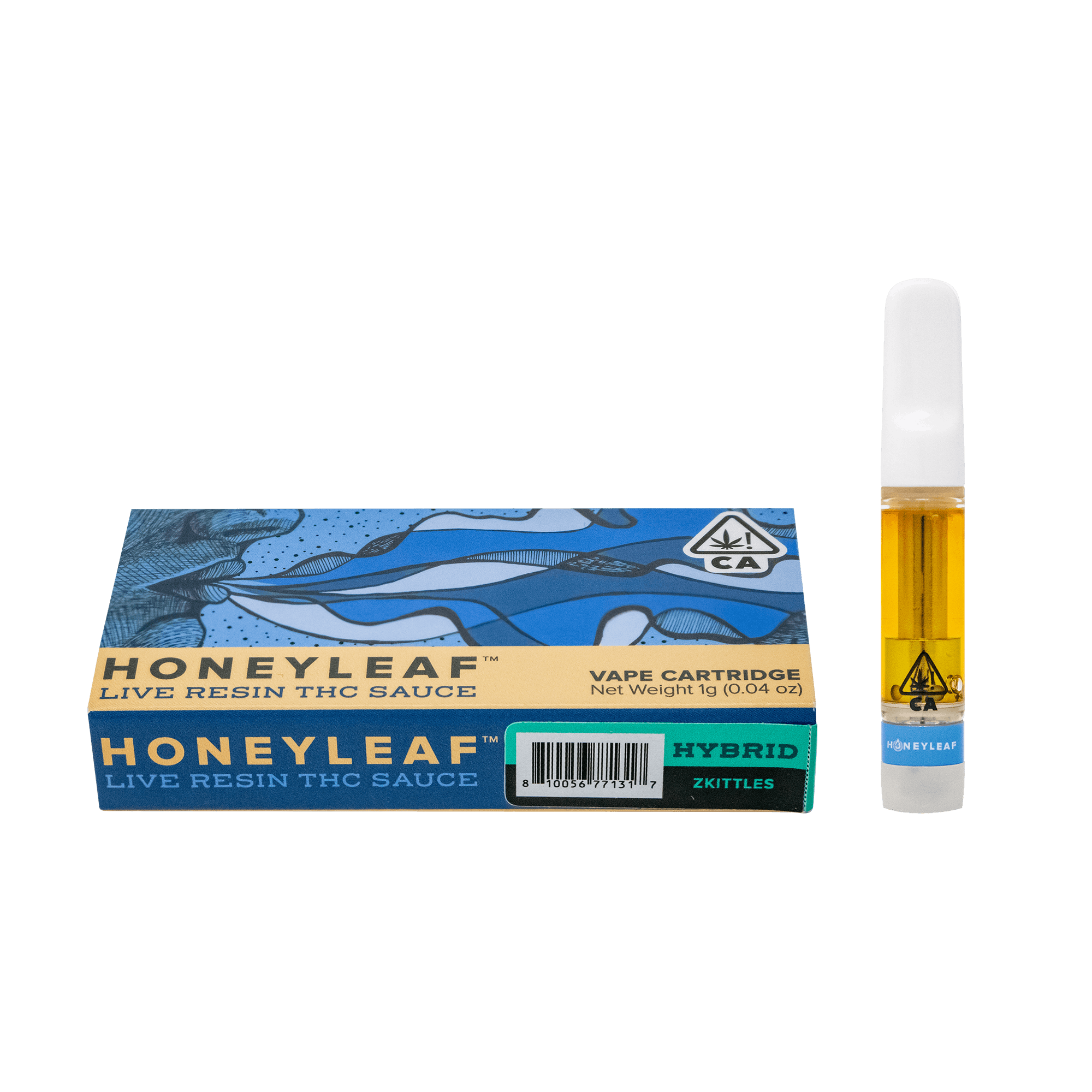 Featured image for “Honey Leaf Zkittles - .5G LIVE RESIN CARTRIDGE - SATIVA | THC 87.06 CBD .96mg”