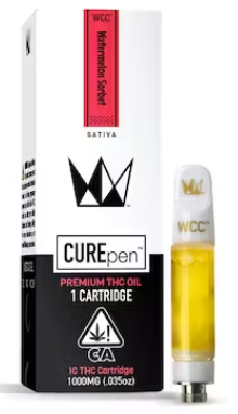 Featured image for “West Coast Cure Watermelon Sorbet CUREpen Cartridge - 1g [ S ] THC% 89.0”