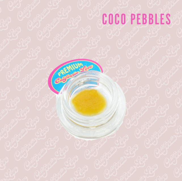 Featured image for “CALIFORNIA LOVE Coco Pebbles THC% 81”