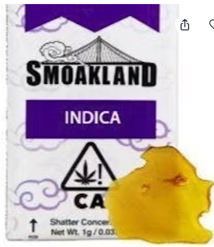 Featured image for “Smoakland Shatterz - White Truffle (I) THC% 84.0”