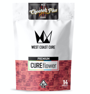 Featured image for “WEST COAST CURE Cheetah Piss - 14G Premium Flower [ H ] THC% 27.0”
