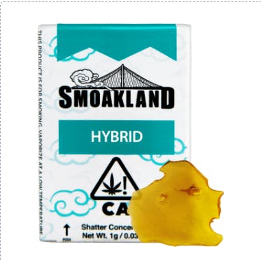 Featured image for “SMOAKLAND Shatterz - Dosilato (H) - 1g THC%93.7”