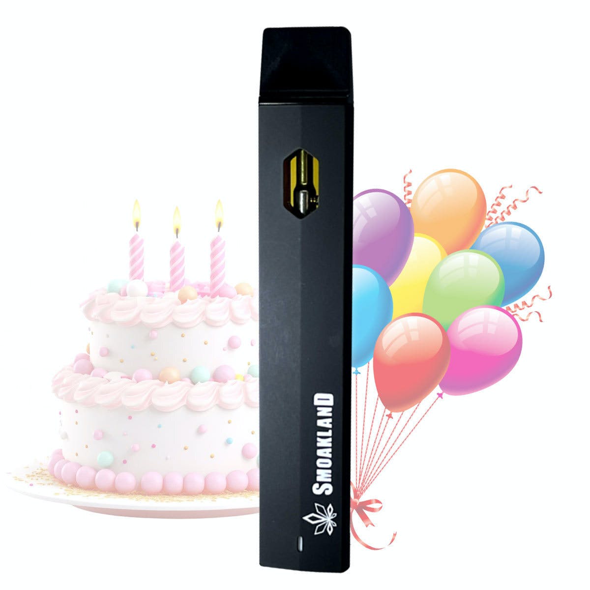 Featured image for “SMOAKLAND All in One Faderz - Birthday Cake (H) - 1g THC% 88.6”