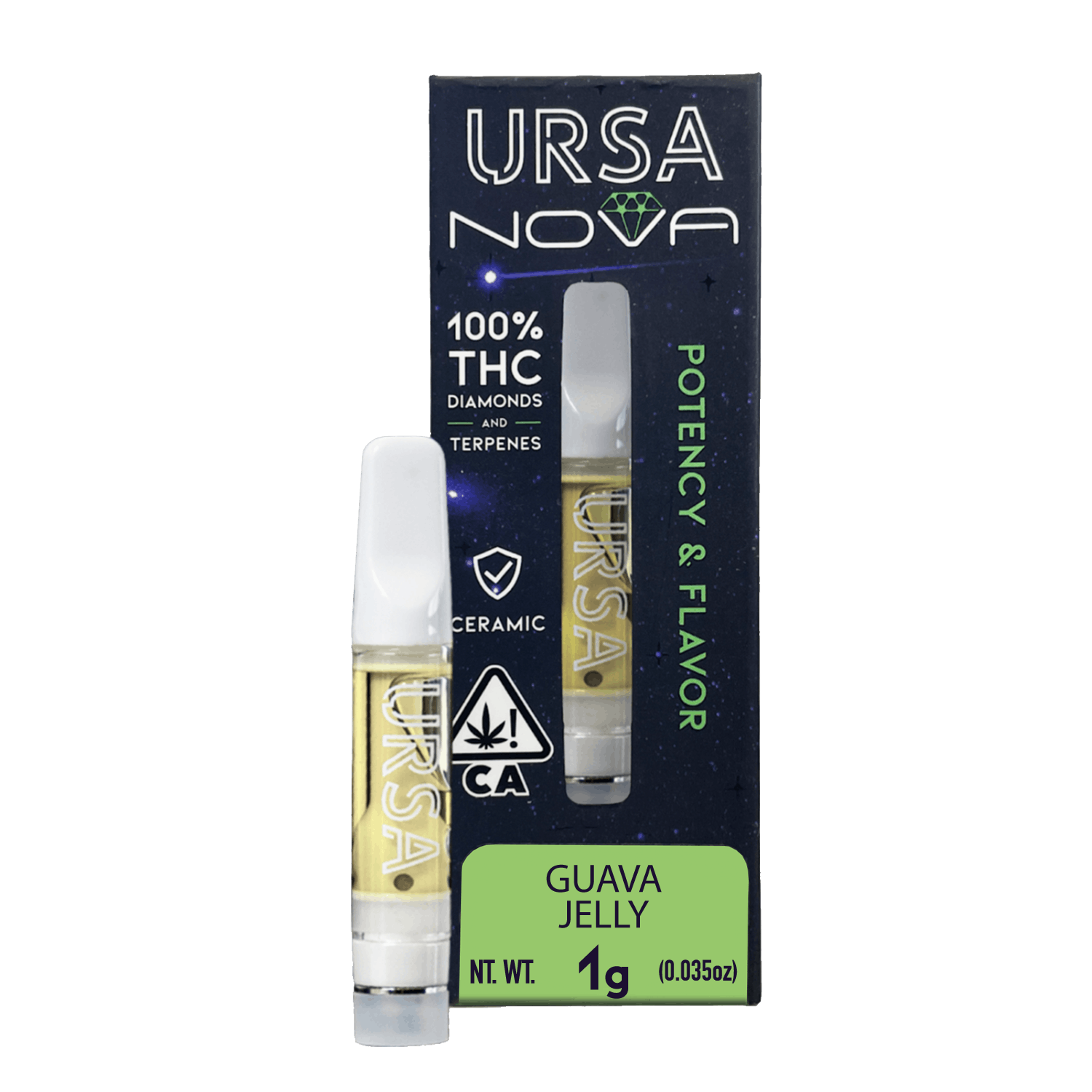 Featured image for “URSA EXTRACTS Guava Jelly 1G Nova Cartridge [ S ] THC%93.8”