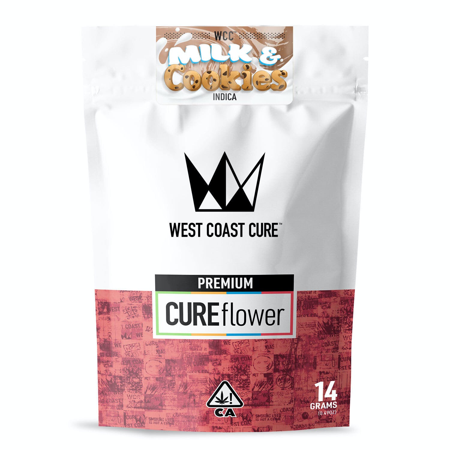 Featured image for “WEST COAST CURE Milk & Cookies - 14G Premium Flower [ I ] THC% 30.3”