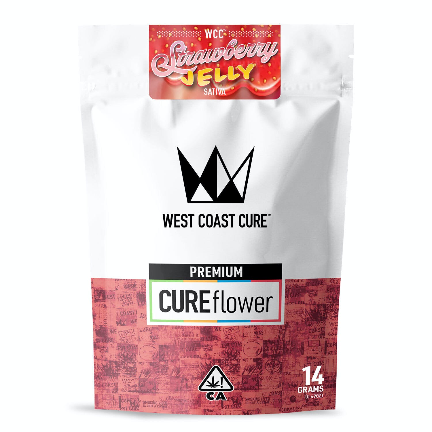 Featured image for “WEST COAST CURE Strawberry Jelly - 14G Premium Flower [ S ] THC%31.5”